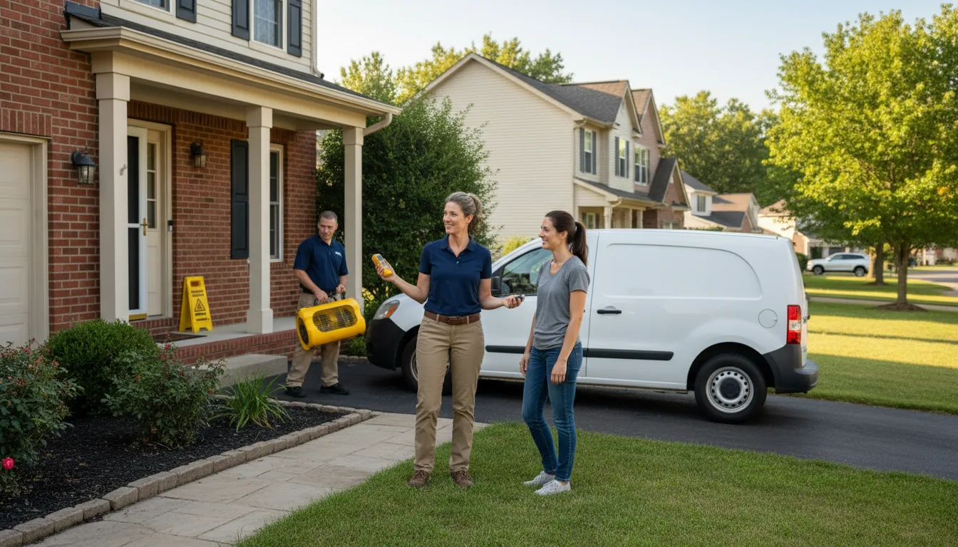 Water restoration image for Home Water Damage Repair in Jeromesville, OH